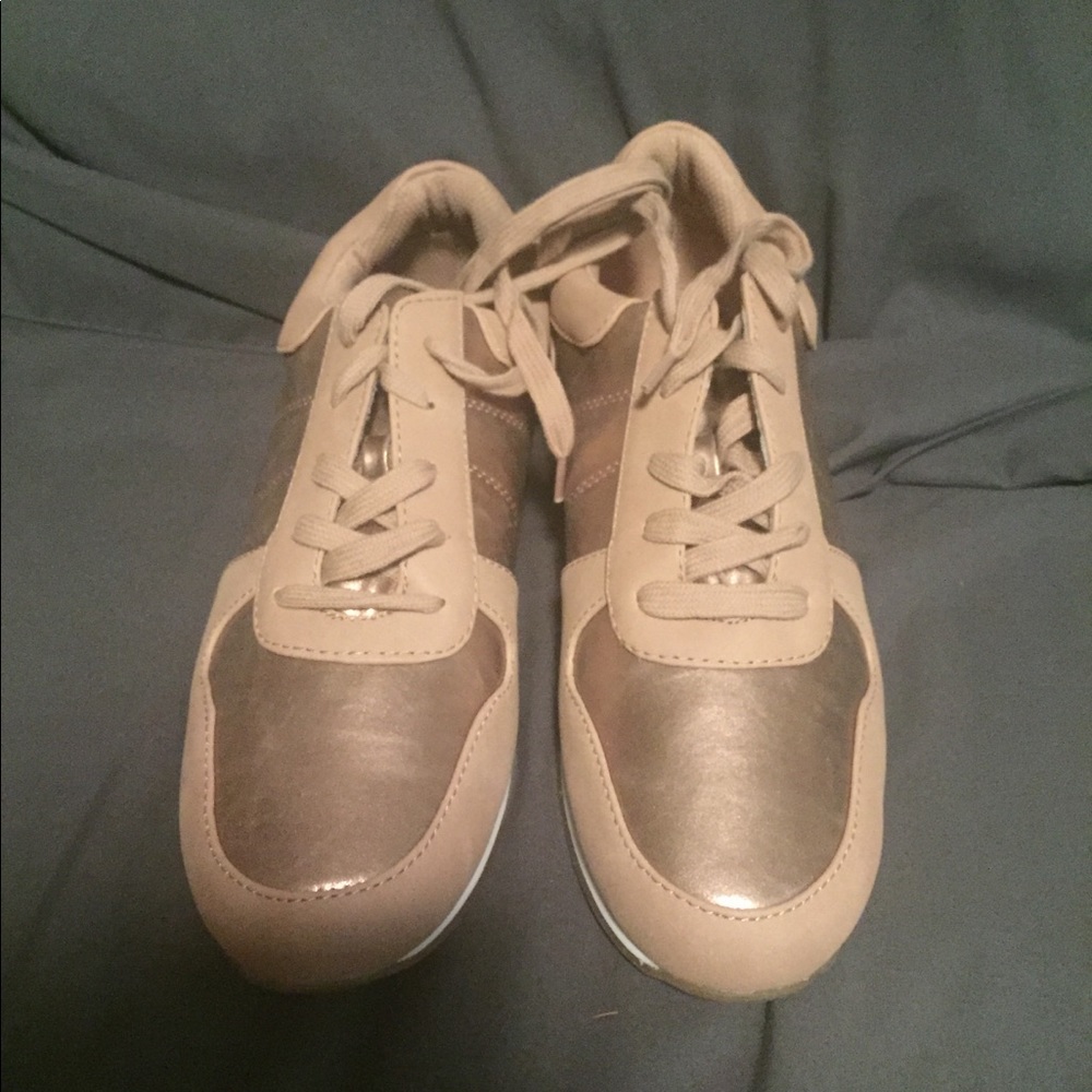 Rose Gold Sneakers